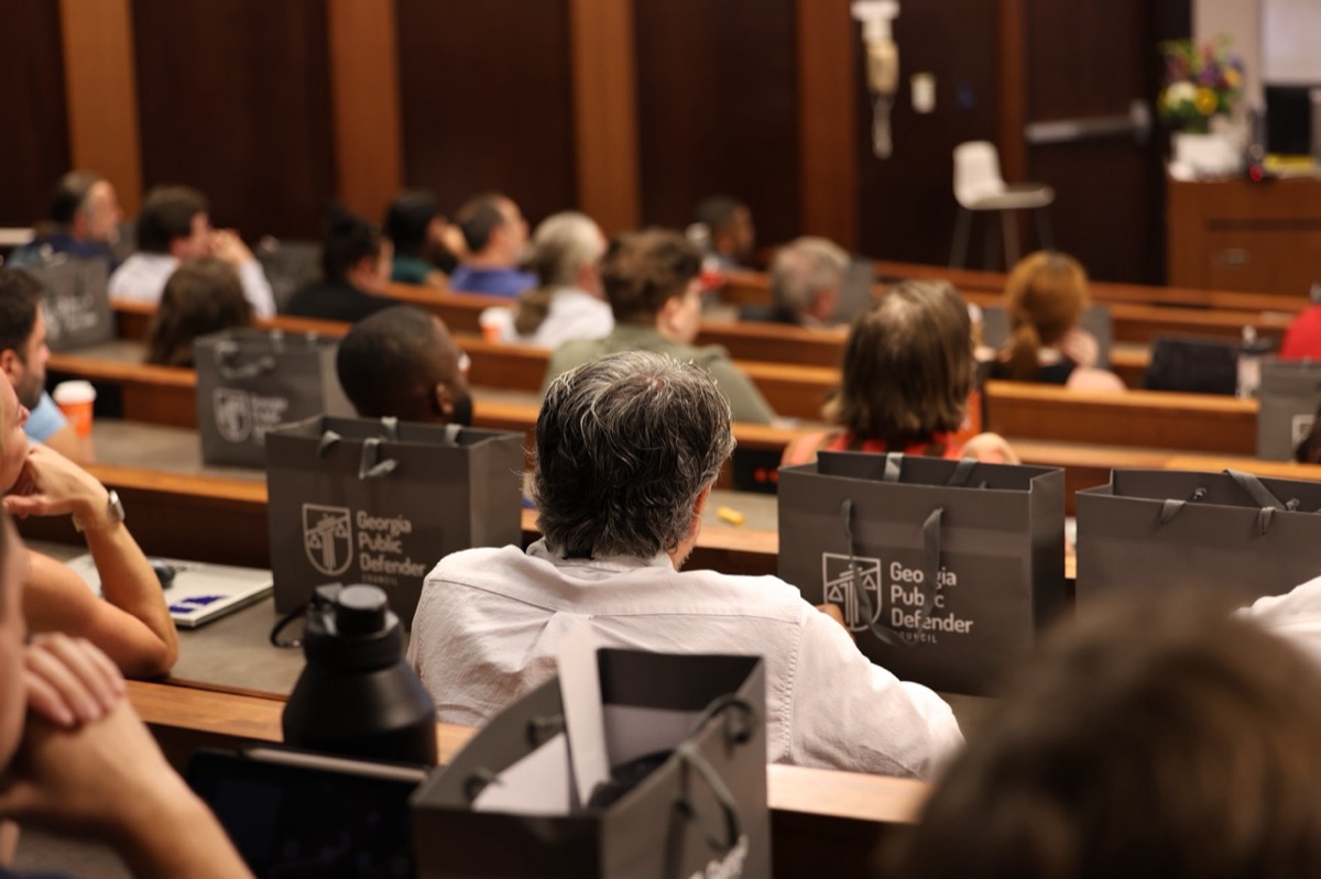 Public Defense Week attendees